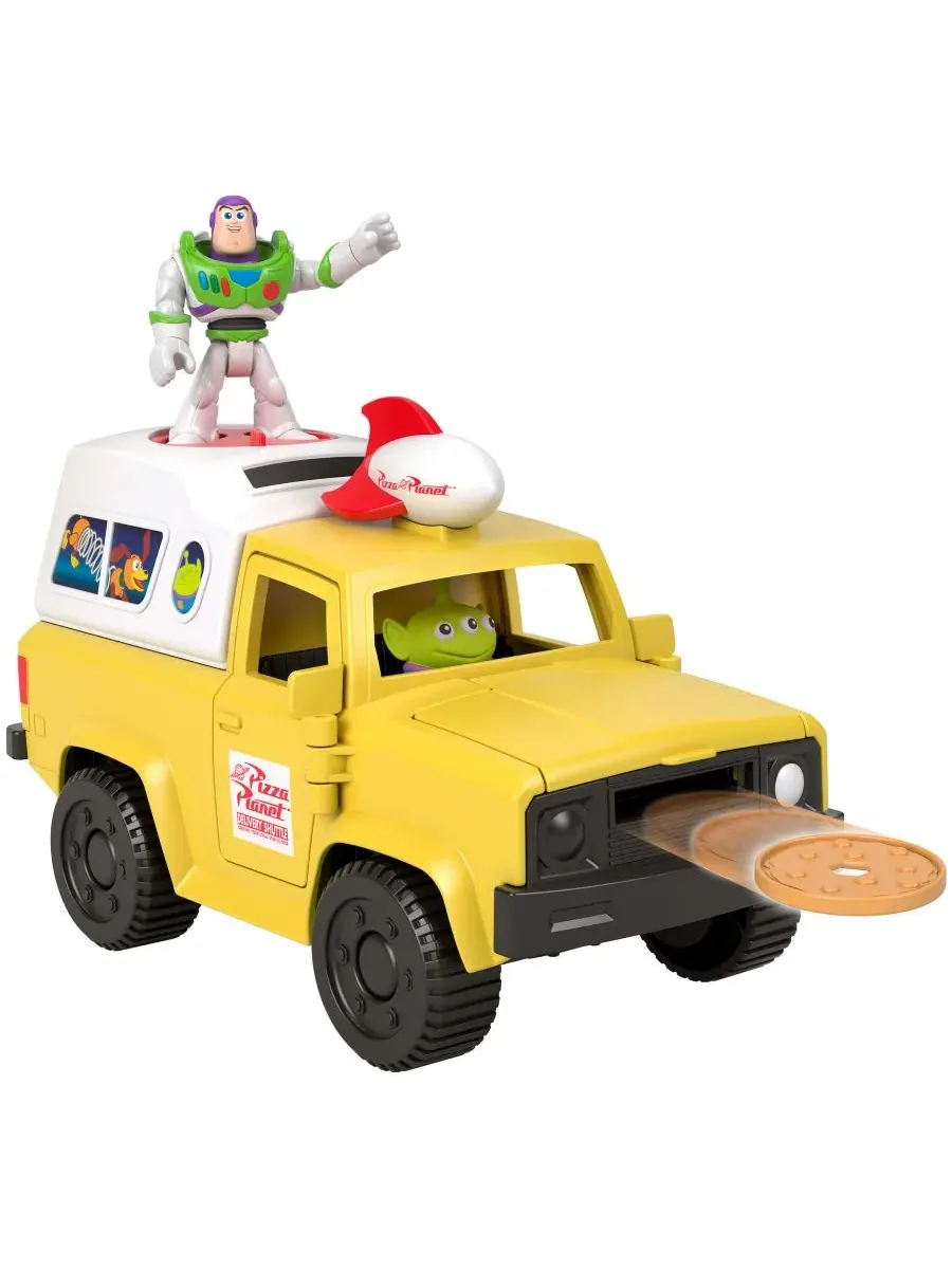 Грузовик Pizza Planet из мультфильма Disney и Pixar «История игрушек» с фигурками Базза Лайтйера и — мульти