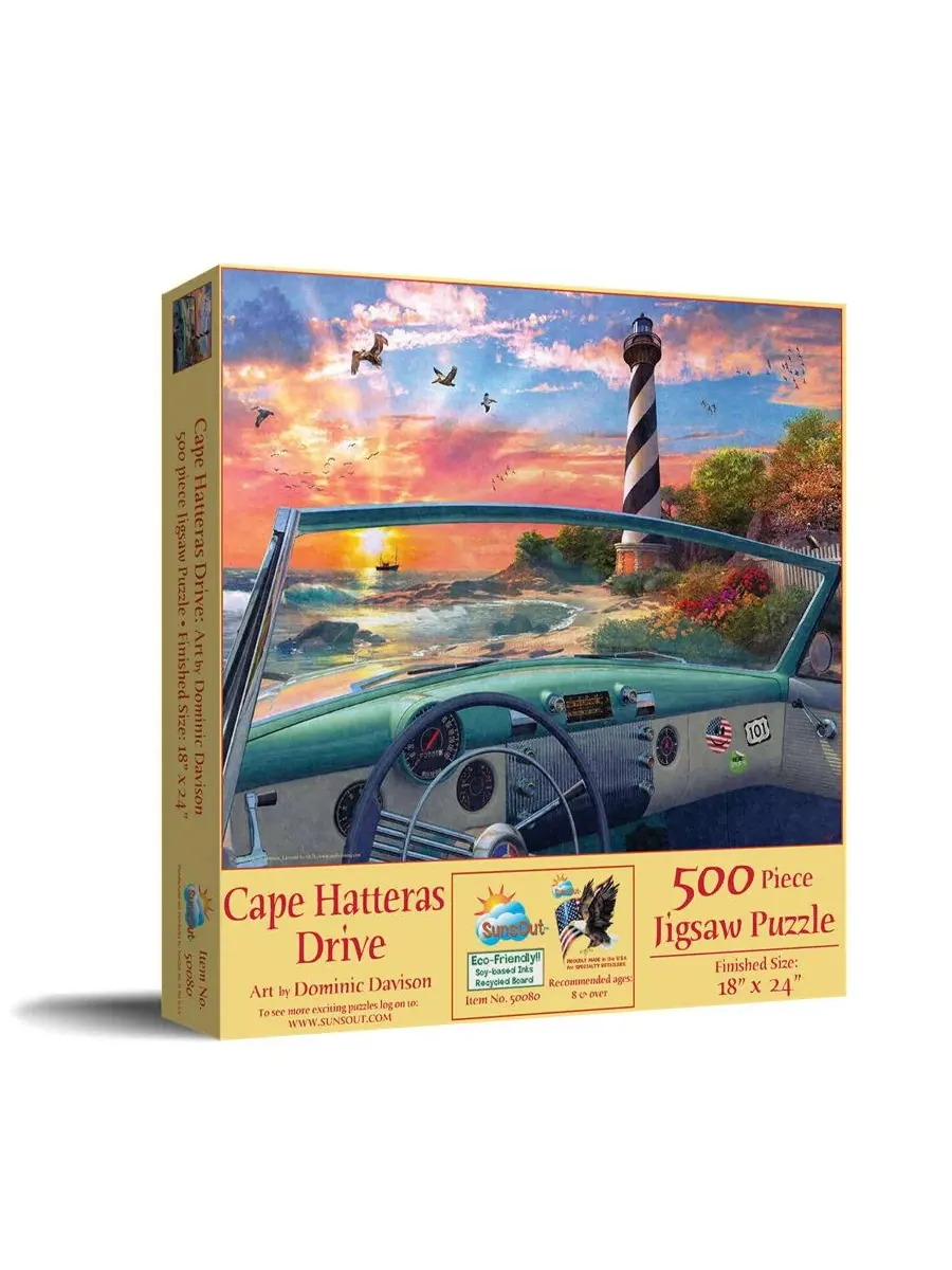 Пазл Cape Hatteras Drive из 500 деталей для взрослых Sunsout