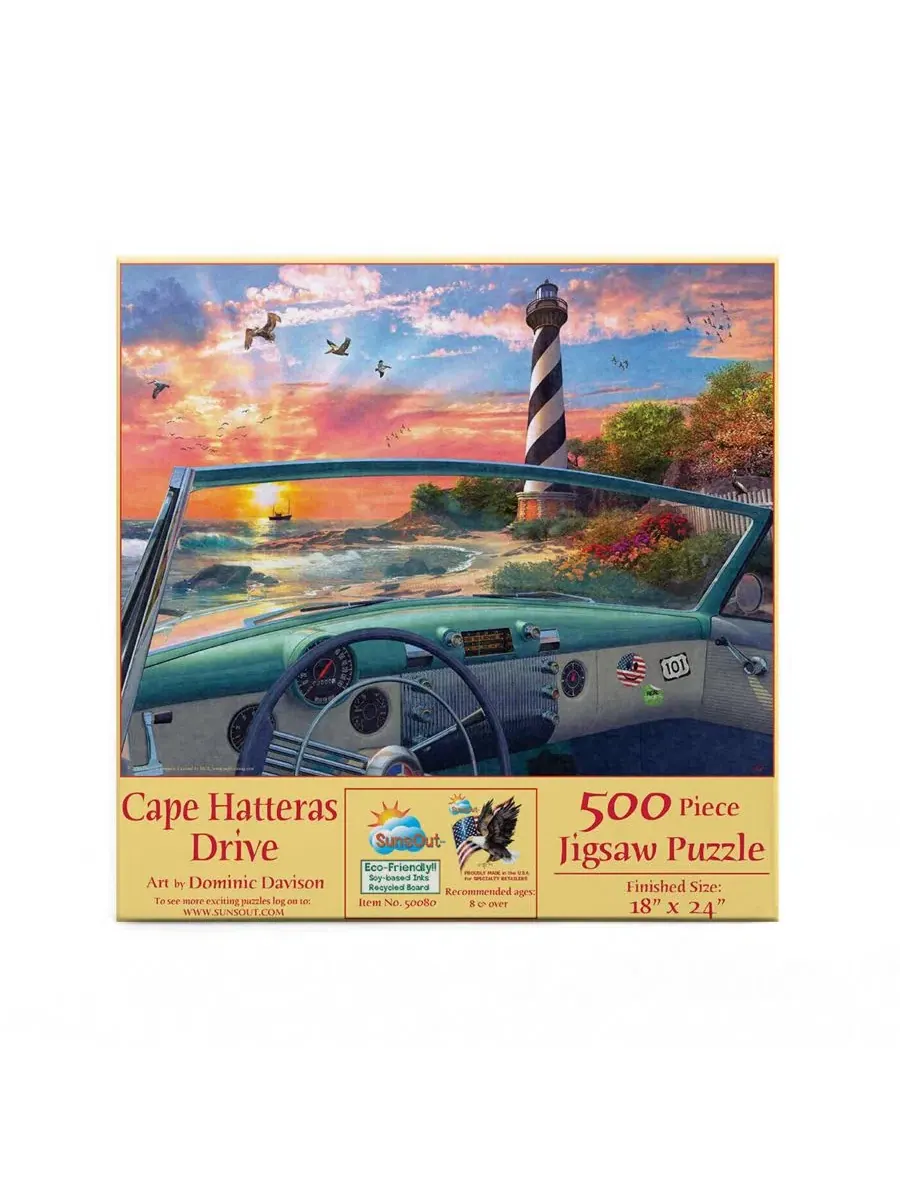 Пазл Cape Hatteras Drive из 500 деталей для взрослых Sunsout — изображение 3 из 5, нет цвета