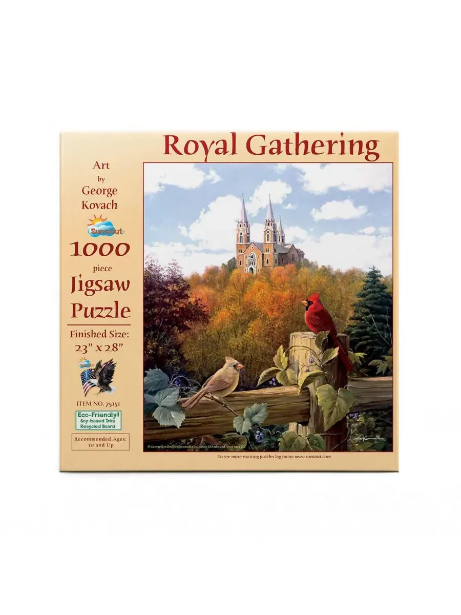 Пазл Royal Gathering из 1000 деталей для взрослых Sunsout — изображение 2 из 5, нет цвета
