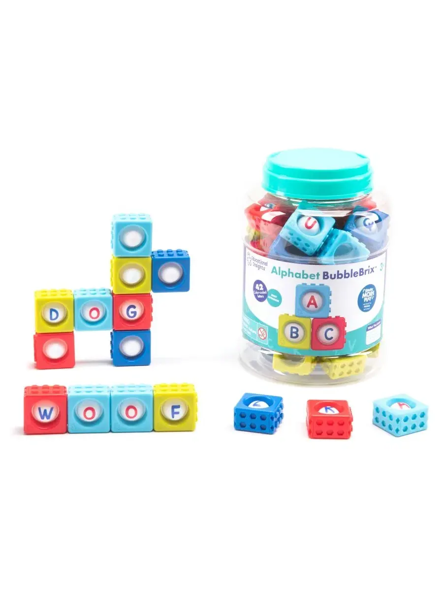 Набор для обучения чтению Alphabet BubbleBrix Educational Insights — изображение 2 из 4, мульти