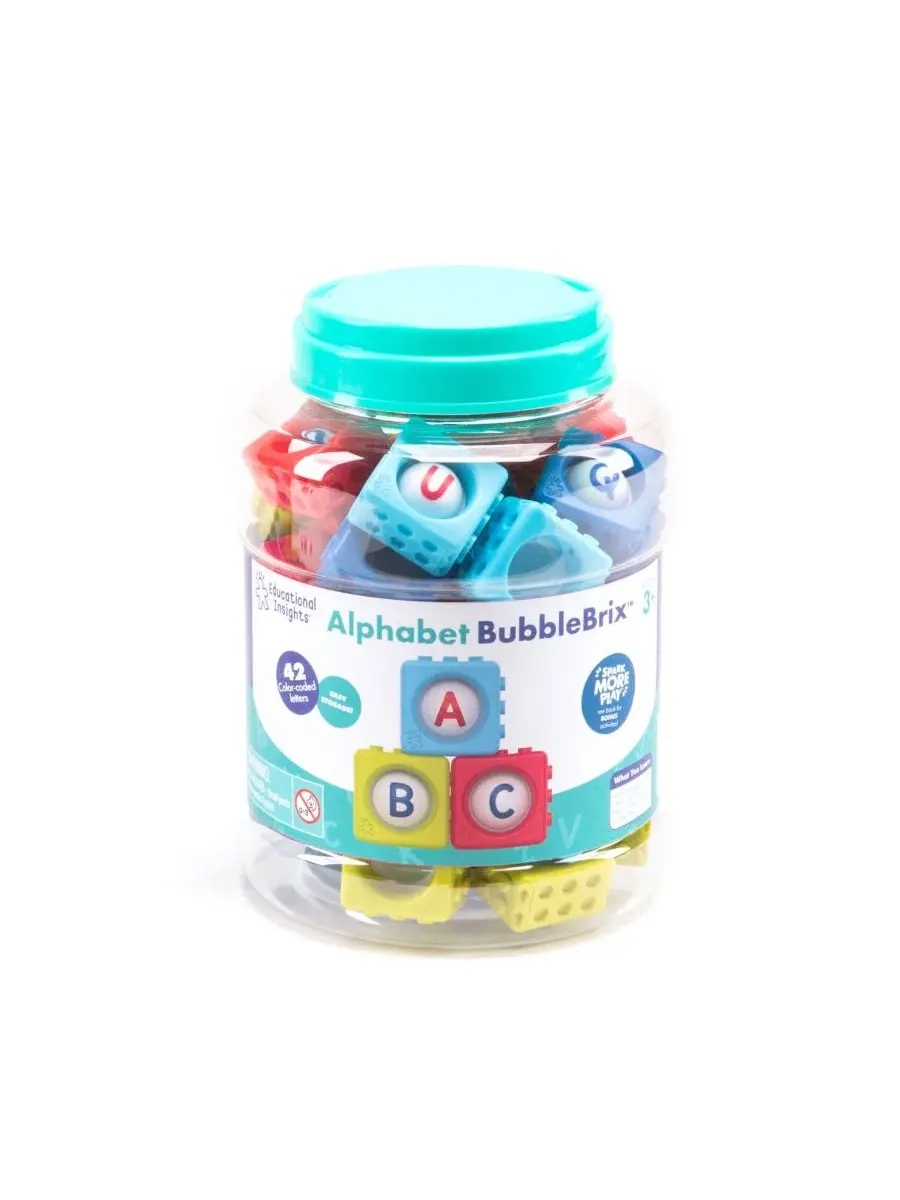 Набор для обучения чтению Alphabet BubbleBrix Educational Insights — изображение 4 из 4, мульти