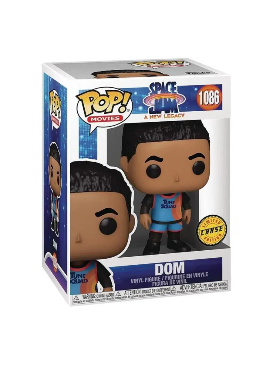 Виниловая фигурка Funko POP по мотивам фильма «Космический джем», Дом Чейз — изображение 2 из 8, нет цвета