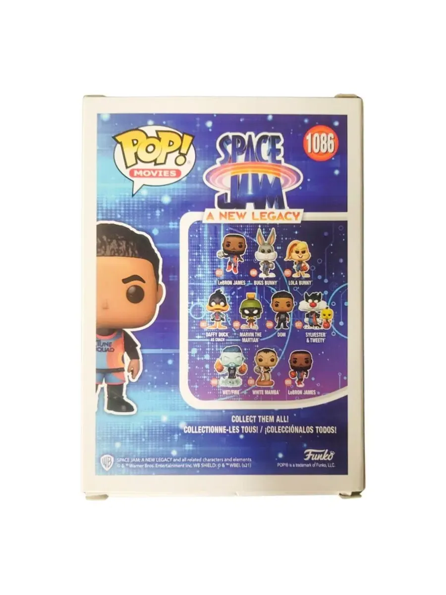 Виниловая фигурка Funko POP по мотивам фильма «Космический джем», Дом Чейз — изображение 8 из 8, нет цвета