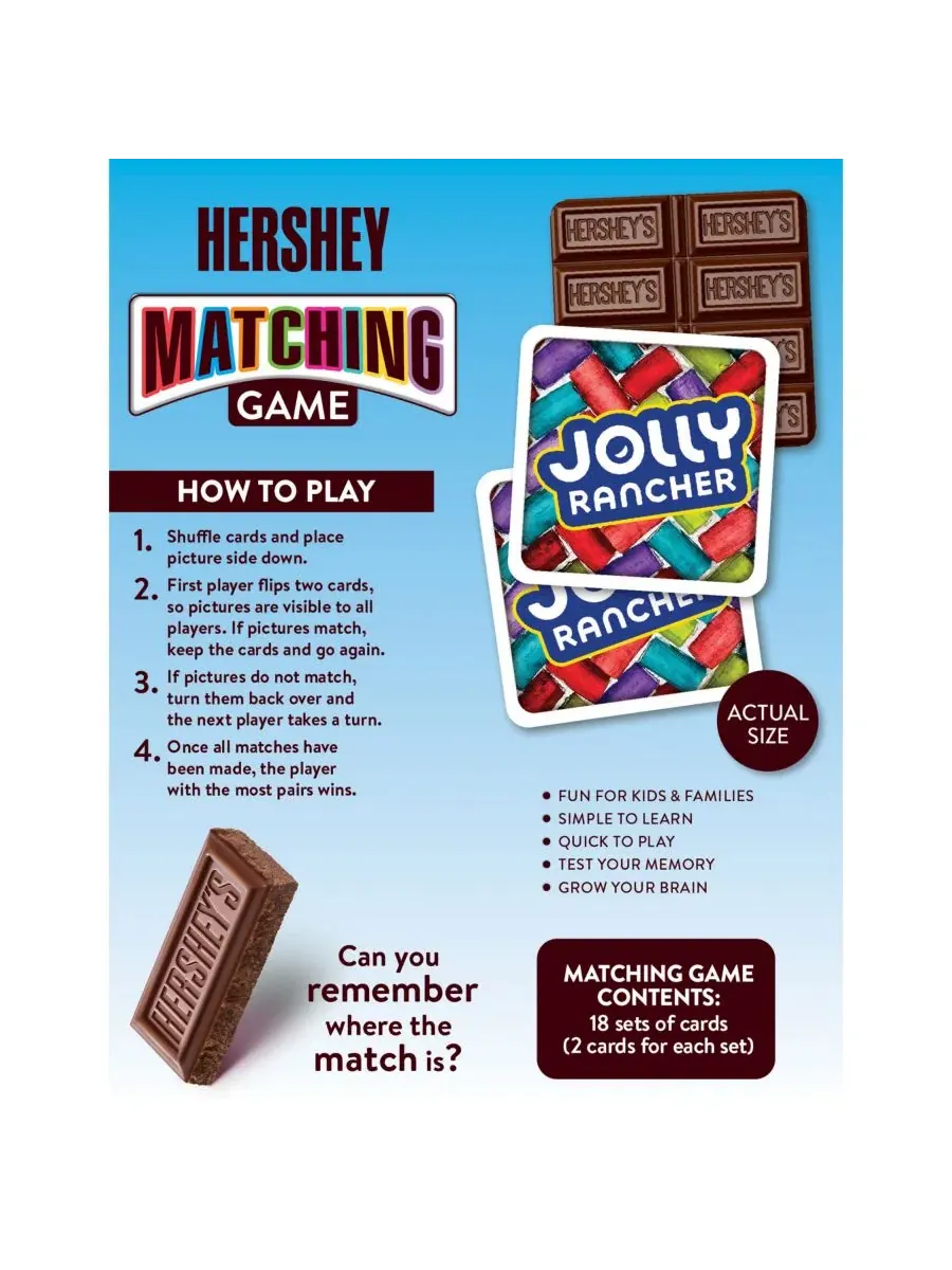 Игра на совпадение от Hershey's Masterpieces Puzzles — изображение 2 из 3, мульти