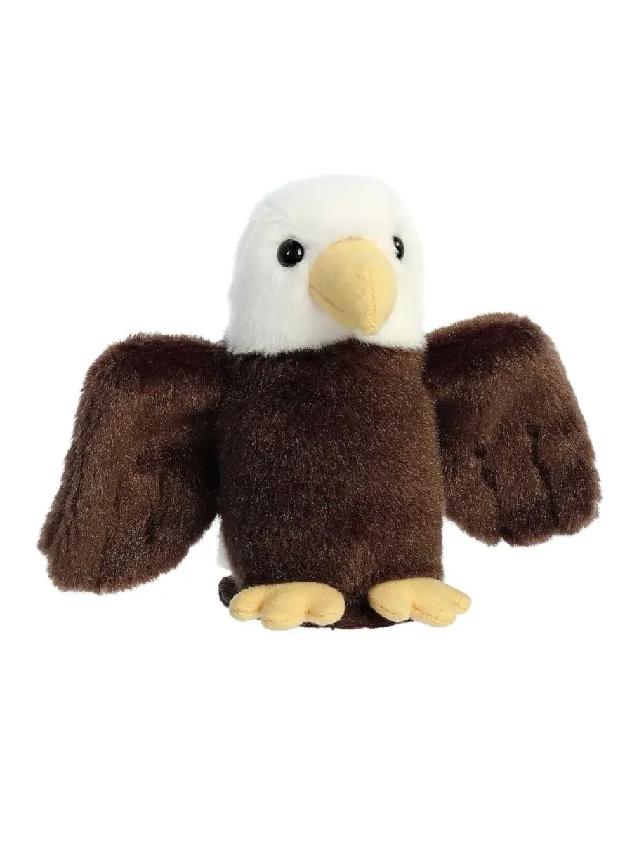 Миниатюрная плюшевая игрушка «Орионский орел» от Mini Orion Eagle Shoulderkins Aurora — изображение 3 из 5, коричневый