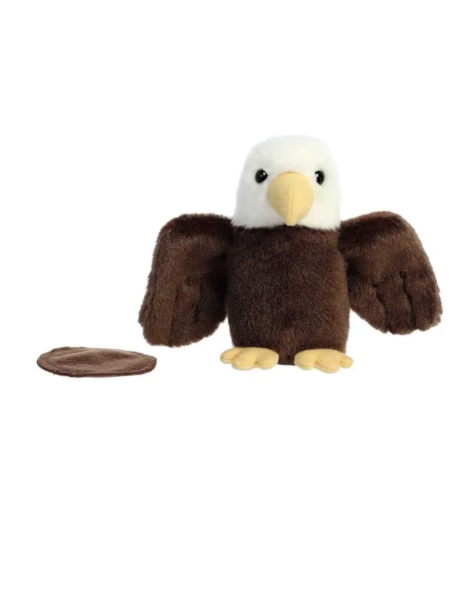Миниатюрная плюшевая игрушка «Орионский орел» от Mini Orion Eagle Shoulderkins Aurora — изображение 5 из 5, коричневый
