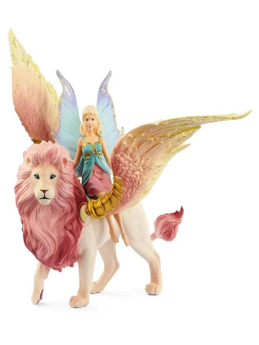 Игровой набор «Фея Баяла в полете на крылатом льве» Schleich