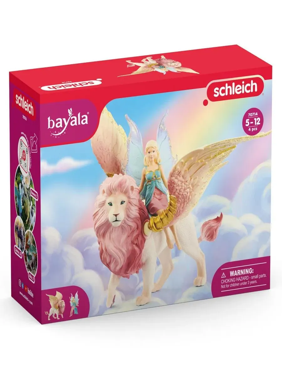 Игровой набор «Фея Баяла в полете на крылатом льве» Schleich — изображение 2 из 6, мульти