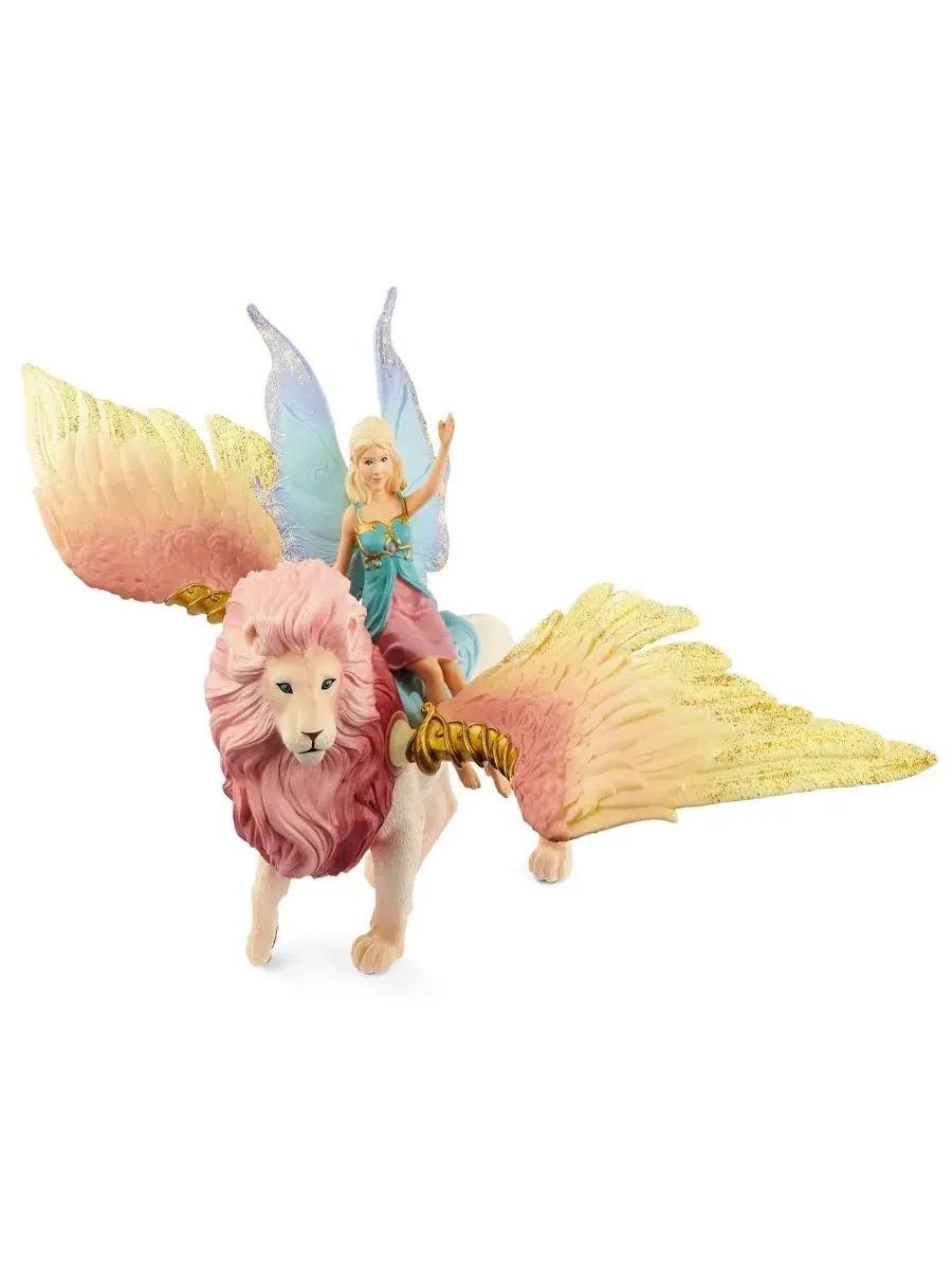 Игровой набор «Фея Баяла в полете на крылатом льве» Schleich — изображение 4 из 6, мульти