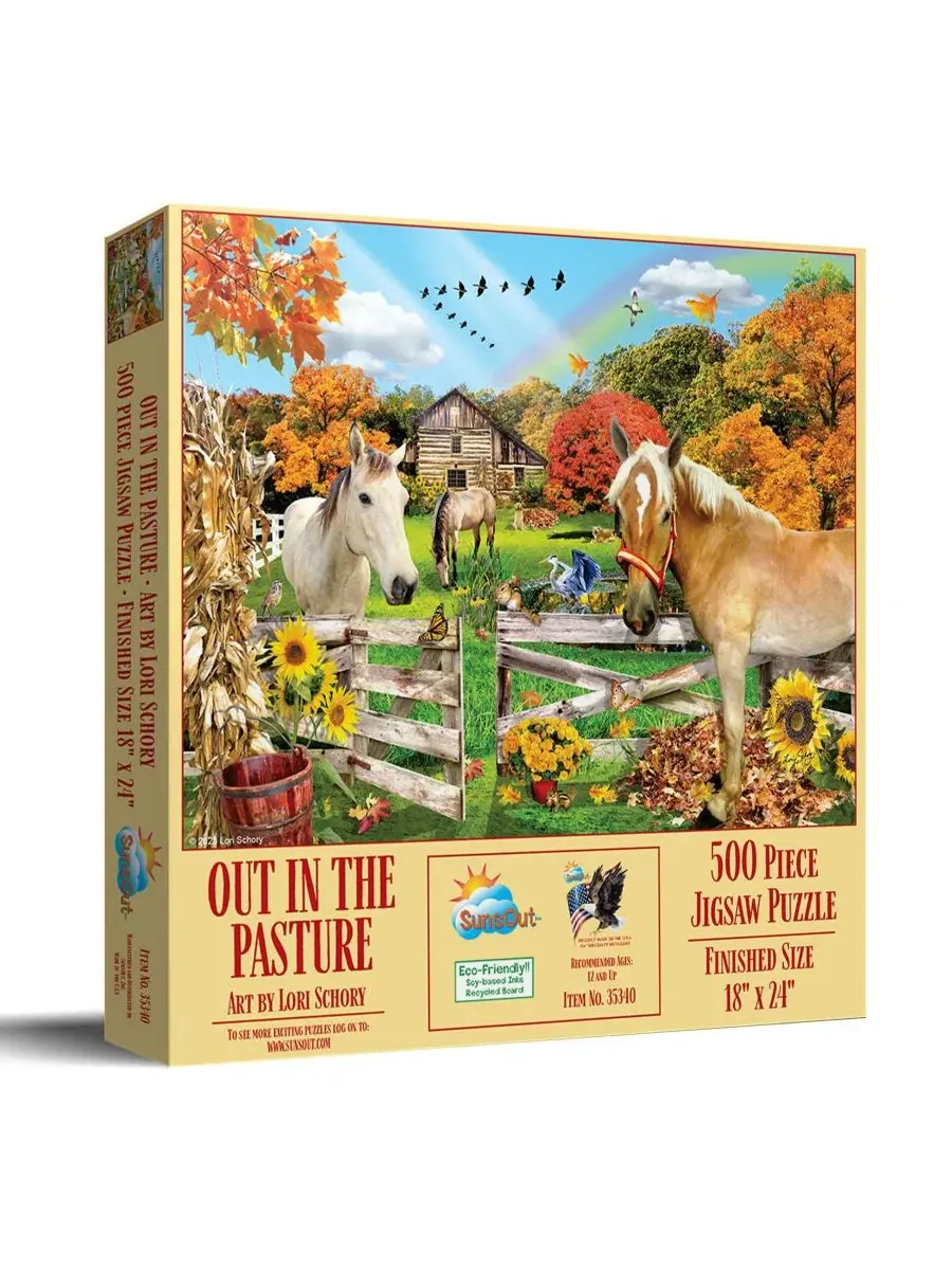 Пазл из 500 деталей «Out in the Pasture» SunsOut