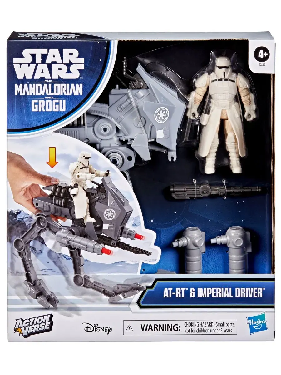 Игровой набор Star Wars ActionVerse AT-RT и Imperial Remnant AT-RT Driver Star Wars — изображение 5 из 8, нет цвета