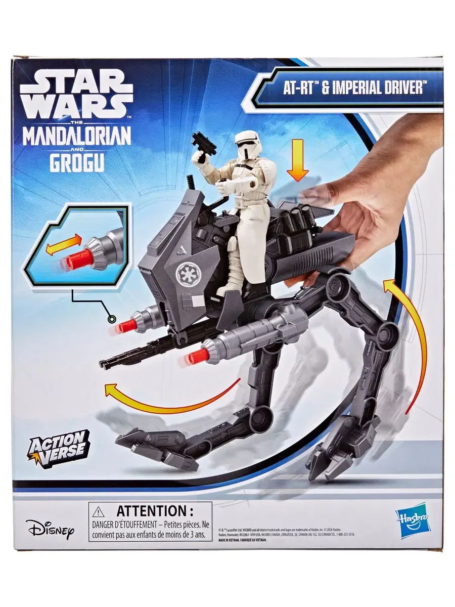 Игровой набор Star Wars ActionVerse AT-RT и Imperial Remnant AT-RT Driver Star Wars — изображение 8 из 8, нет цвета