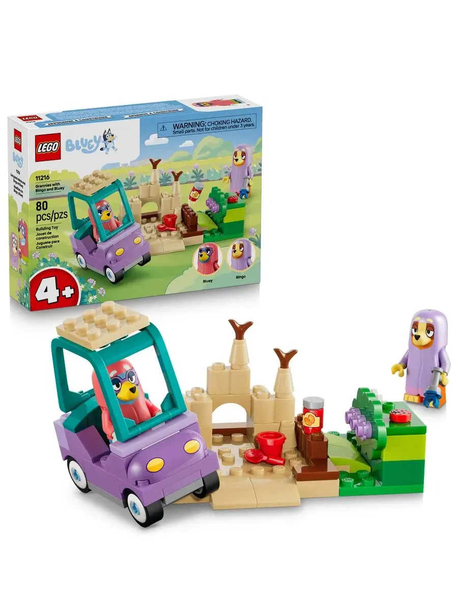 Конструктор LEGO Bluey Grannies with Bingo and Bluey 11216, 80 деталей LEGO