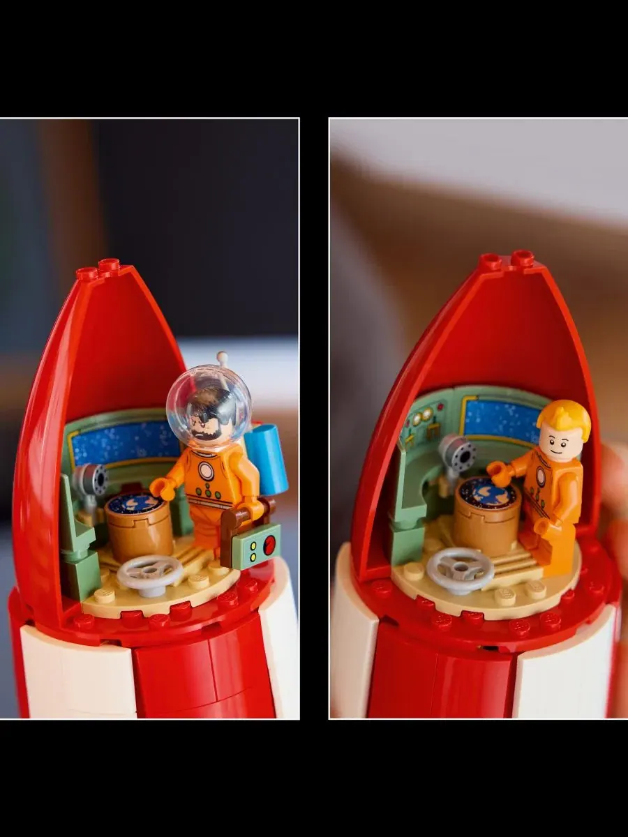 Конструктор Tintin Moon Rocket 21367, 1283 детали LEGO, 18+ — изображение 5 из 7, нет цвета