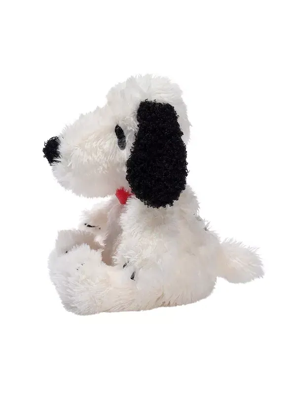 Мягкая игрушка в виде собаки Snoopy Love, белая/черная, 9 дюймов Bedtime Originals — изображение 2 из 4, белый