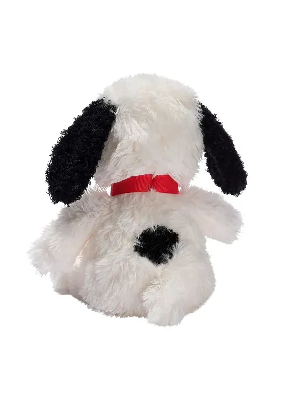 Мягкая игрушка в виде собаки Snoopy Love, белая/черная, 9 дюймов Bedtime Originals — изображение 4 из 4, белый