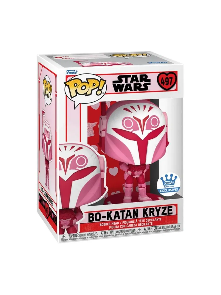 Виниловая фигурка Star Wars Valentines POP, Бо-Катан Крайз Funko — изображение 3 из 4, нет цвета