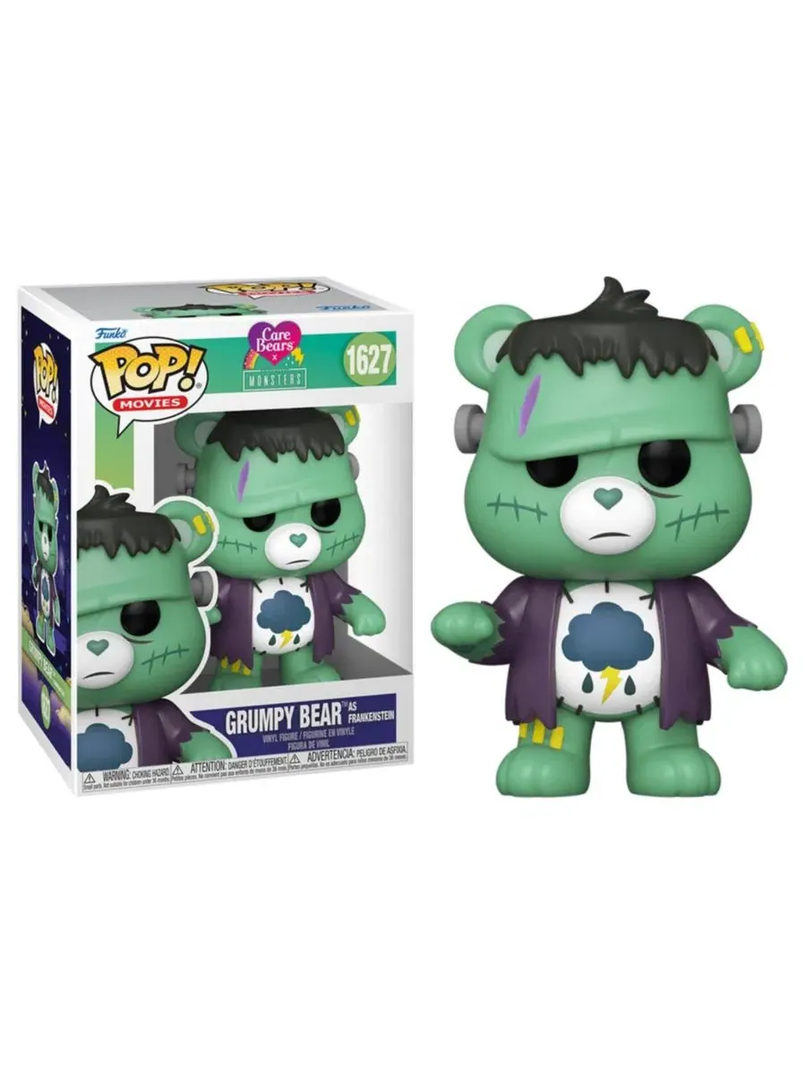 Фигурки Care Bears X Universal Monsters POP, Ворчун в образе Франкенштейна Funko