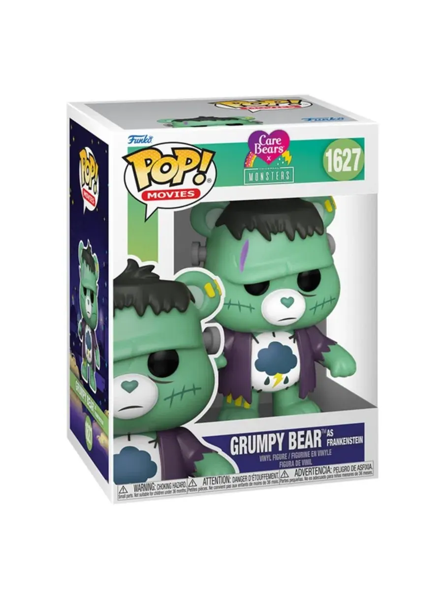Фигурки Care Bears X Universal Monsters POP, Ворчун в образе Франкенштейна Funko — изображение 4 из 4, нет цвета
