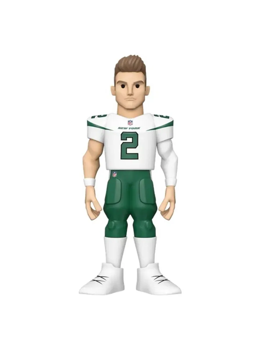 Виниловая фигурка NY Jets NFL золотого цвета, 30 см, Зак Уилсон Funko — изображение 2 из 3, нет цвета