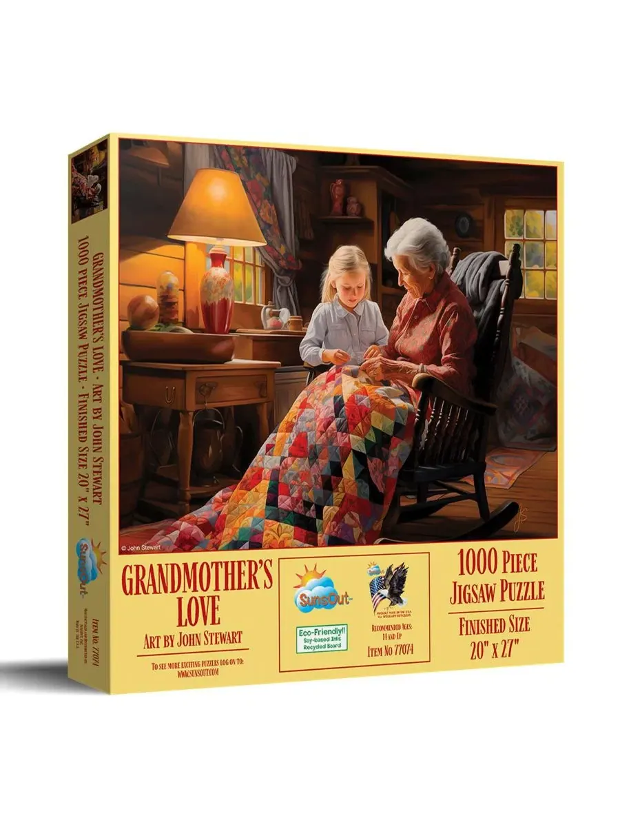 Пазл 1000 элементов «Grandmother's Love» SunsOut, 51x69 см