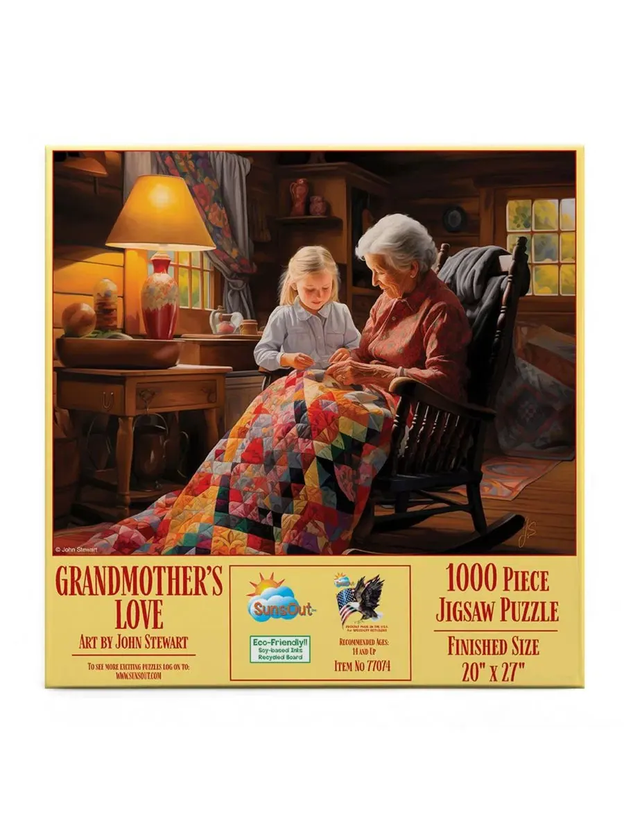 Пазл 1000 элементов «Grandmother's Love» SunsOut, 51x69 см — изображение 2 из 5, нет цвета