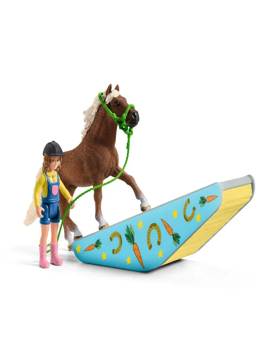 Игровой набор «Тренировка пони на ферме» Schleich — изображение 4 из 9, мульти