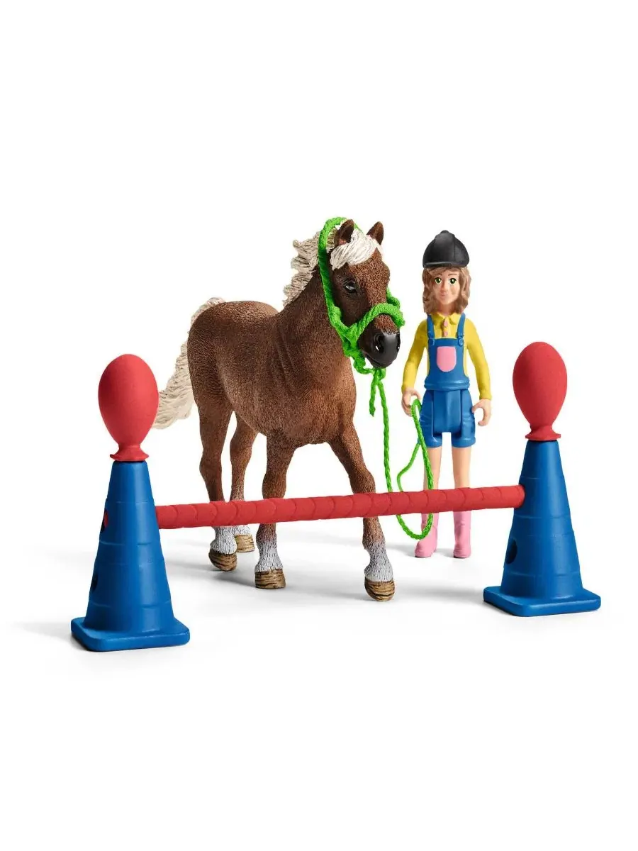 Игровой набор «Тренировка пони на ферме» Schleich — изображение 5 из 9, мульти