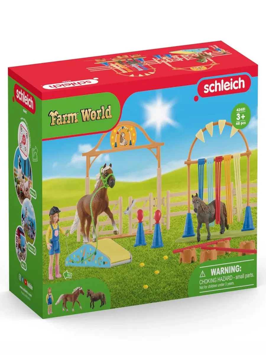 Игровой набор «Тренировка пони на ферме» Schleich — изображение 7 из 9, мульти