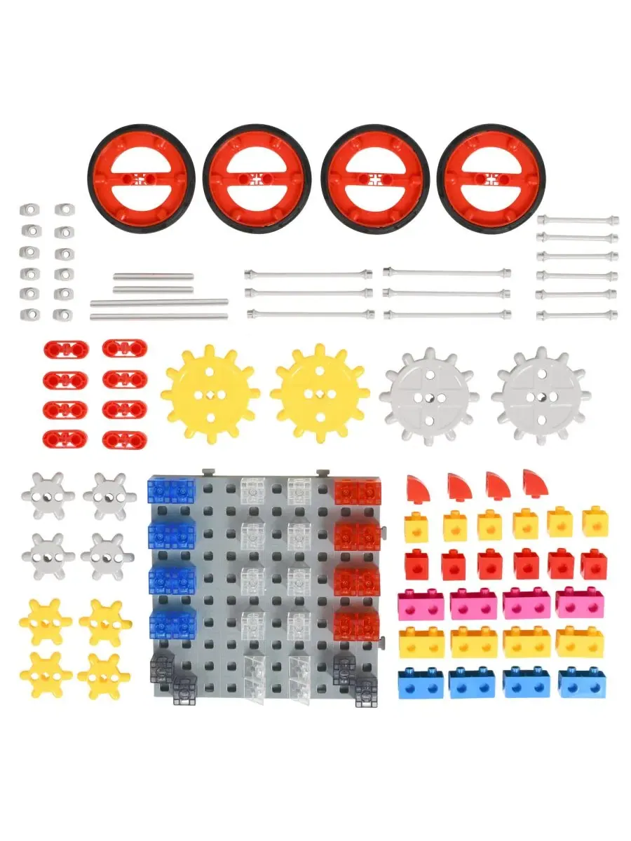 Детский игровой набор My Gears, 117 деталей Edxeducation — изображение 3 из 9, мульти