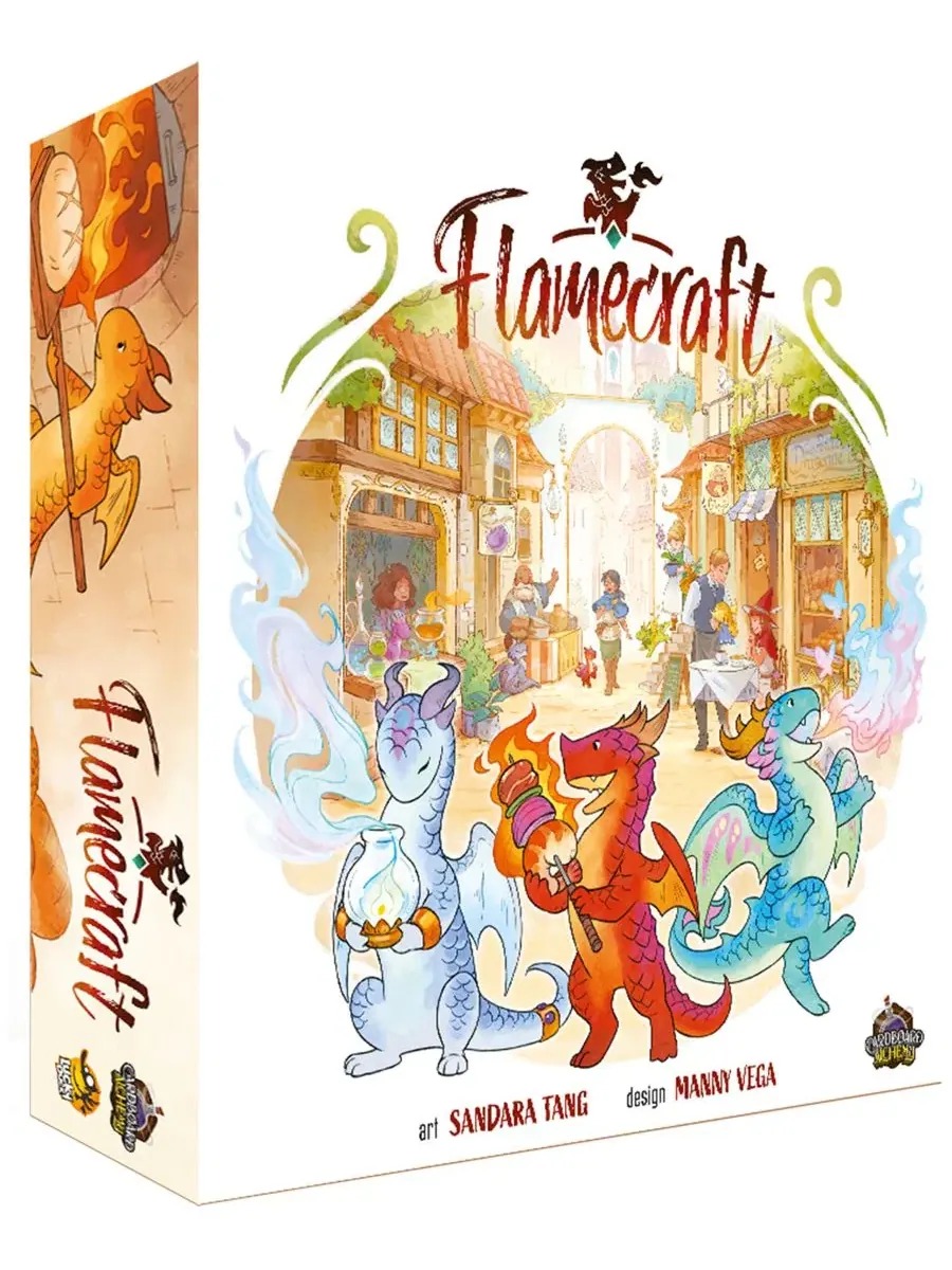 Игра «Размещение драконов в огненной стихии» Lucky Duck Games