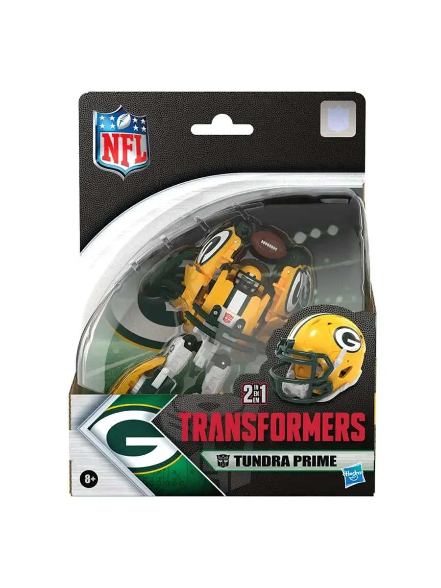 Фигурка трансформера Tundra Prime Green Bay Packers, 14 см Transformers — изображение 3 из 5, нет цвета