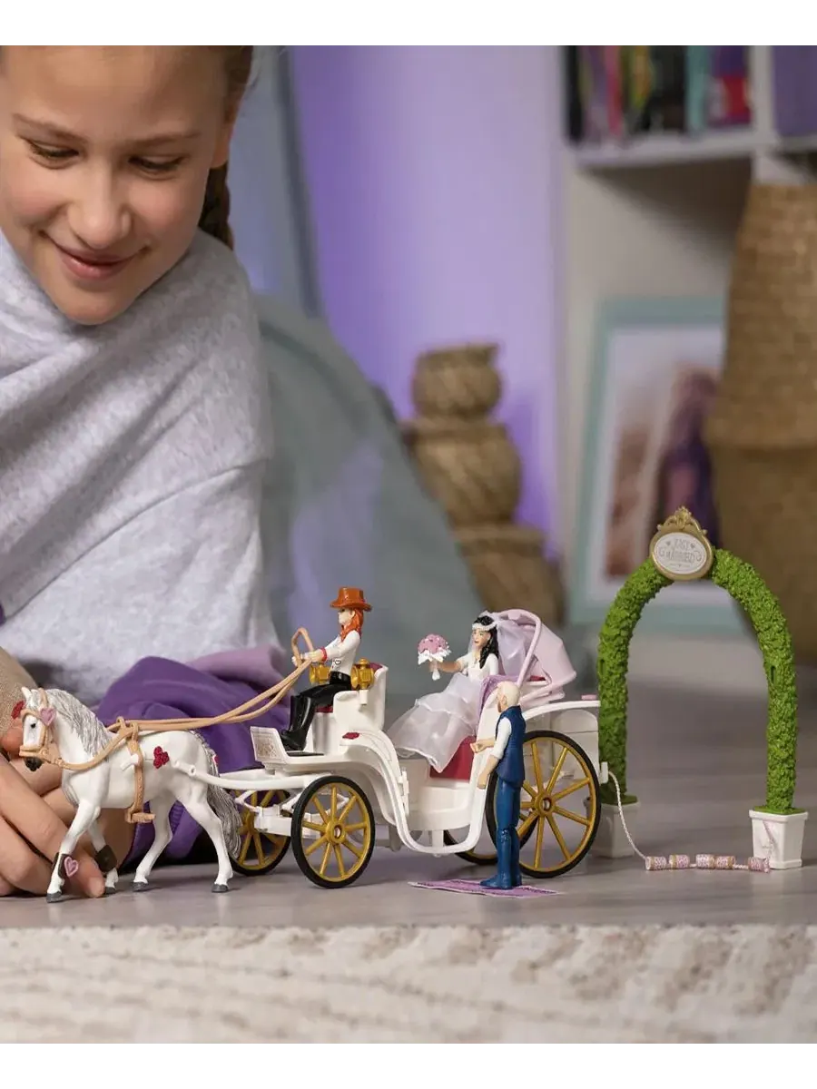 Игровой набор «Свадебная карета конного клуба» Schleich — изображение 6 из 9, мульти