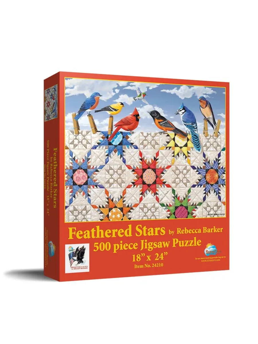 Пазл 500 элементов Feathered Stars SunsOut