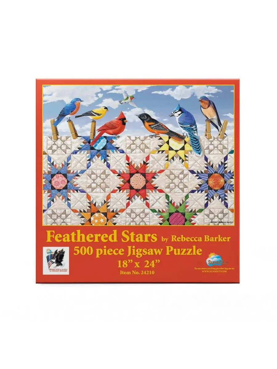 Пазл 500 элементов Feathered Stars SunsOut — изображение 2 из 5, нет цвета