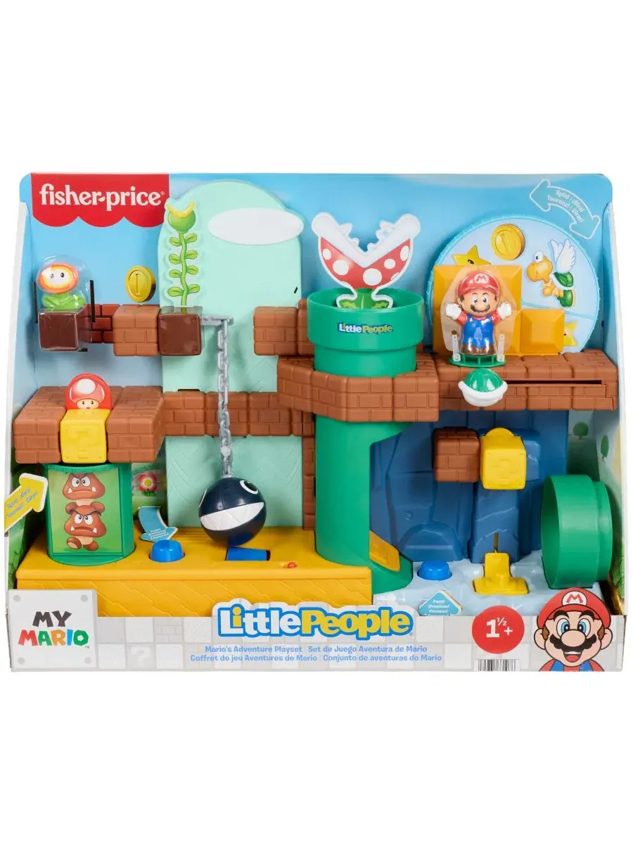Игровой набор Fisher Price «Мои приключения в Марио», музыкальная игрушка для малышей с 2 фигурками — изображение 5 из 6