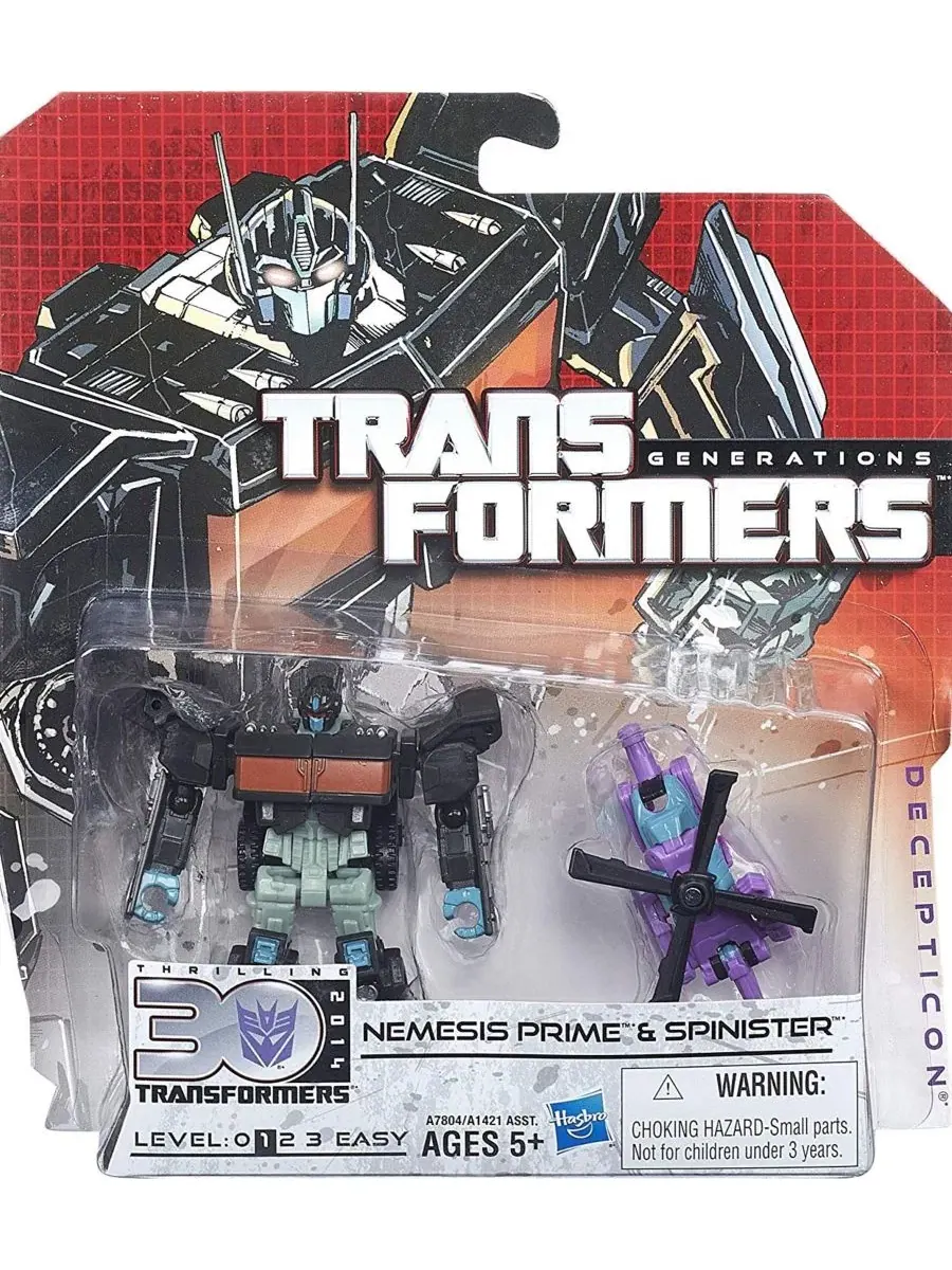 Набор фигурок Nemesis Prime и Spinister Transformers, 10 см — изображение 2 из 5, нет цвета