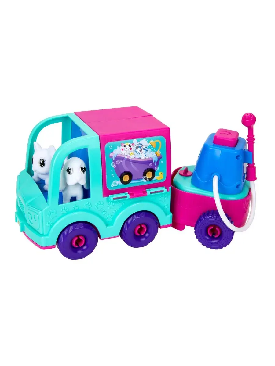 Игровой набор с грузовиком для ухода за питомцами, с 2 питомцами и маркерами, Scribble Scrubbie Pet — изображение 2 из 6