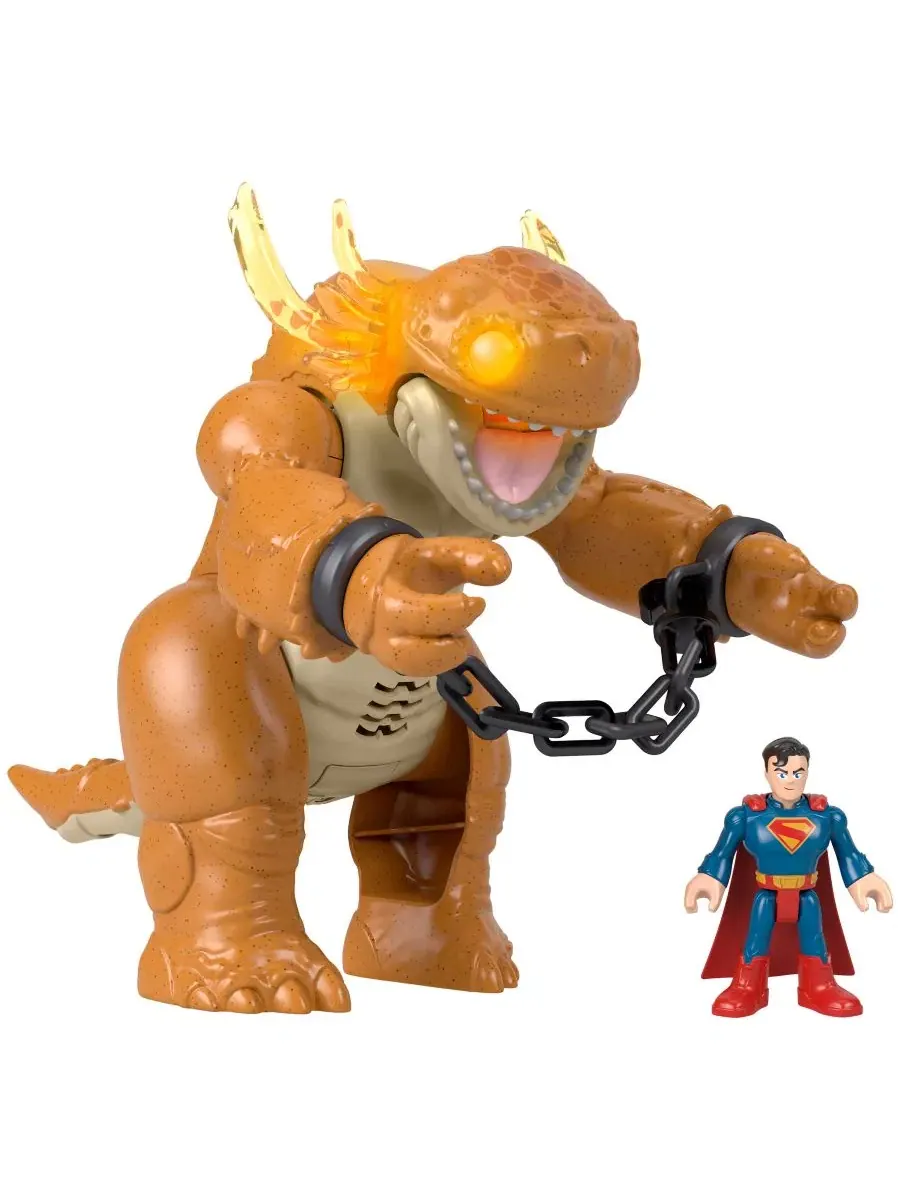 Игровой набор Супермен против Кайдзю, 25 см, с подсветкой и звуком Imaginext