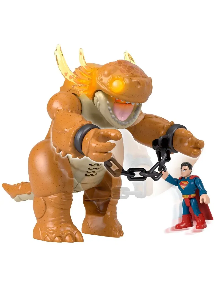 Игровой набор Супермен против Кайдзю, 25 см, с подсветкой и звуком Imaginext — изображение 3 из 6, нет цвета