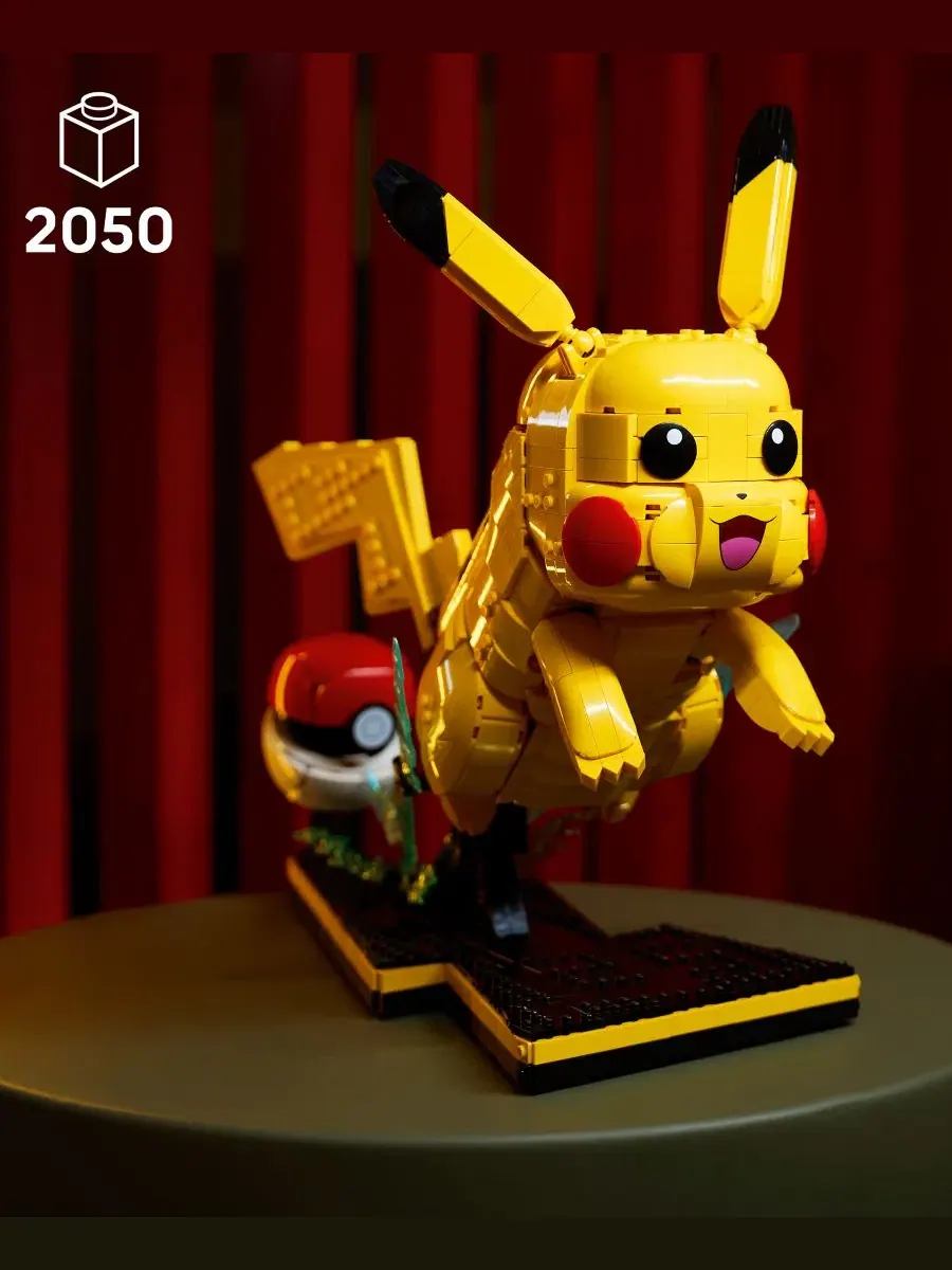Набор «Покемон Пикачу и покебол» 72152, 2050 деталей Lego — изображение 5 из 6, нет цвета