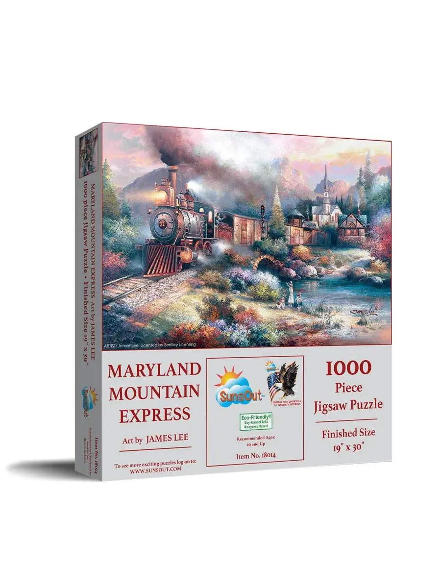 Пазл Maryland Mountain Express из 1000 деталей для взрослых Sunsout