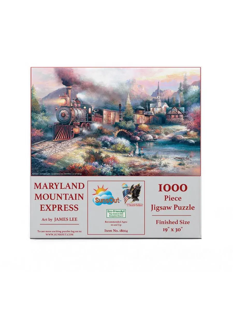 Пазл Maryland Mountain Express из 1000 деталей для взрослых Sunsout — изображение 2 из 5, нет цвета