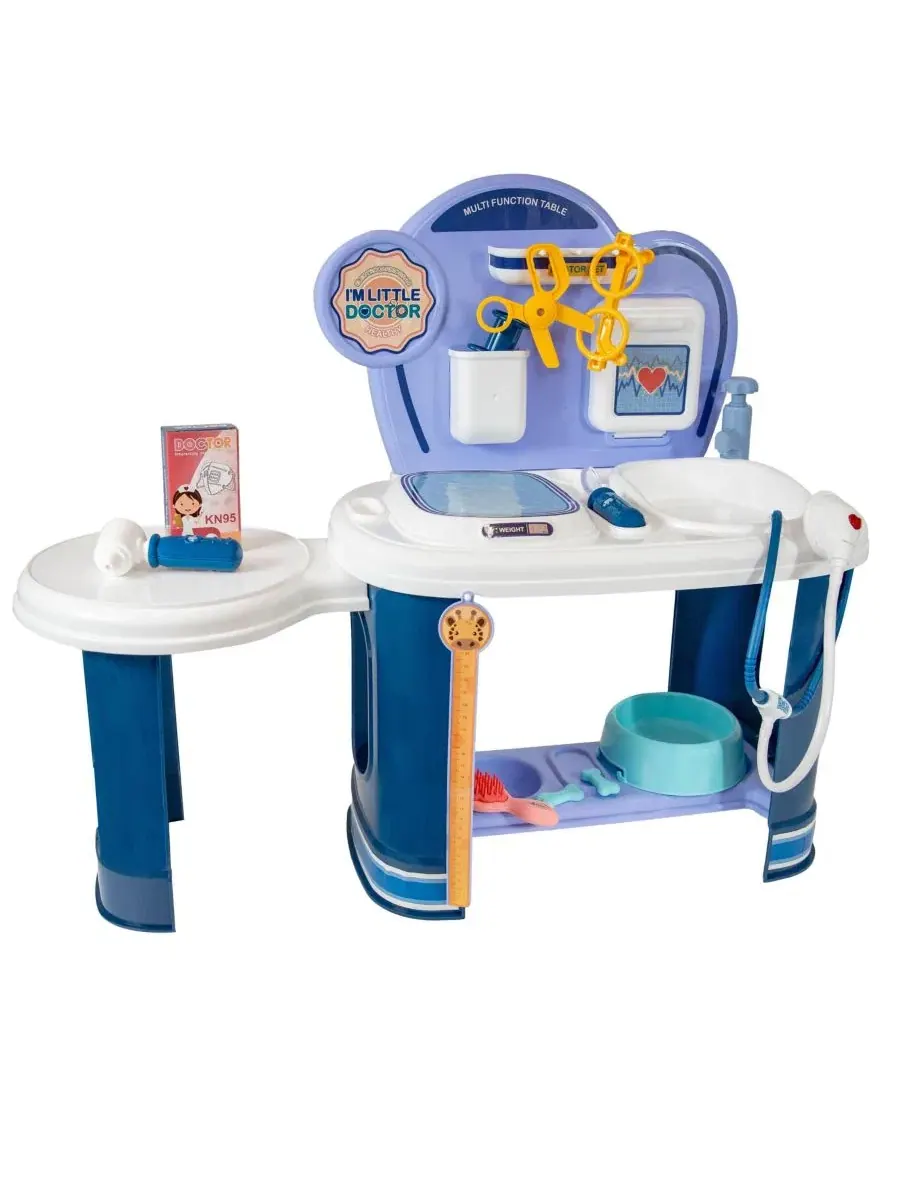 Игровой набор ветеринарной станции с аксессуарами, 70x27x58 см Sunnydaze Decor