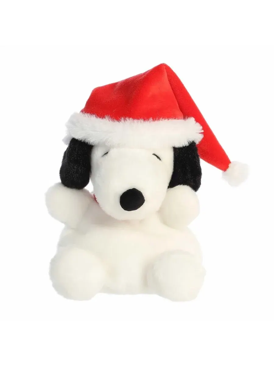Мягкая игрушка Aurora Palm Pals Mini Santa Snoopy — изображение 2 из 5, белый