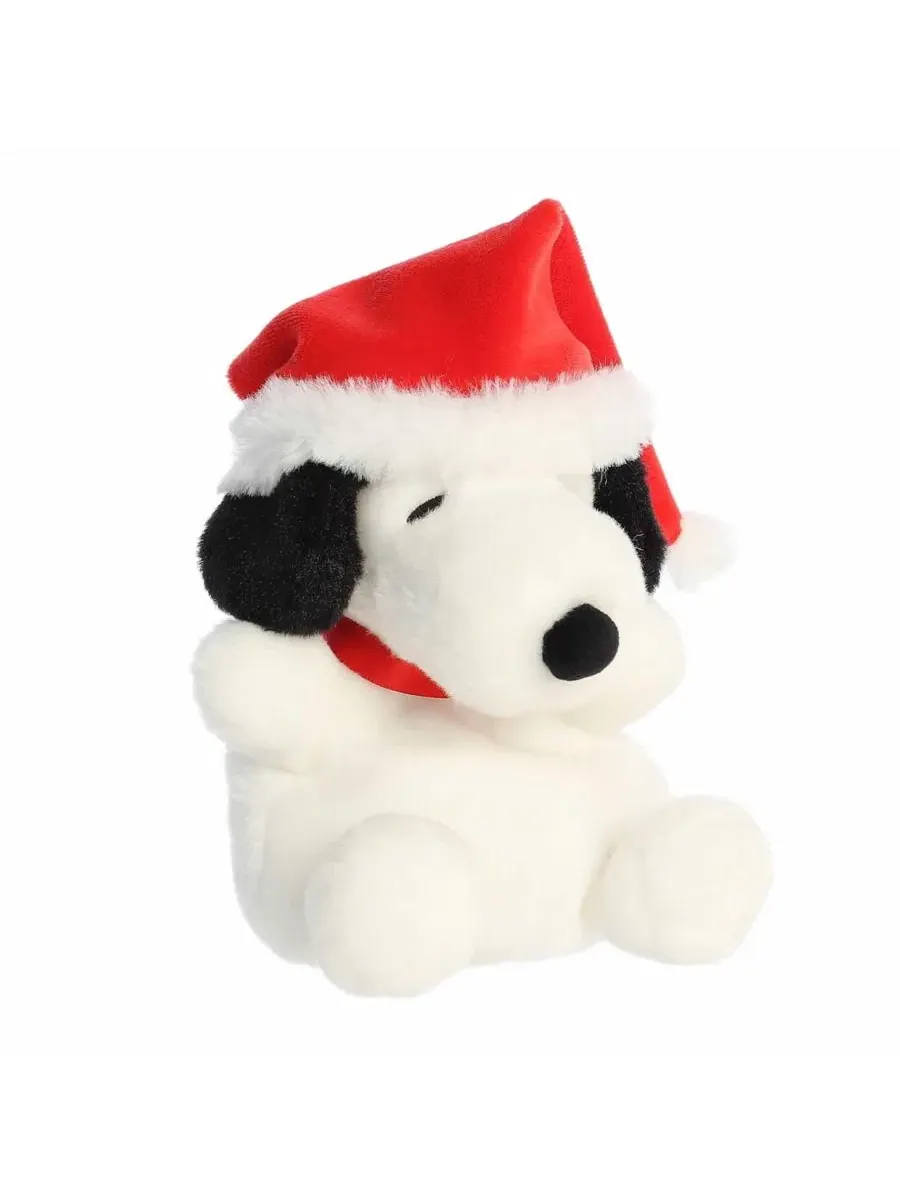 Мягкая игрушка Aurora Palm Pals Mini Santa Snoopy — изображение 3 из 5, белый