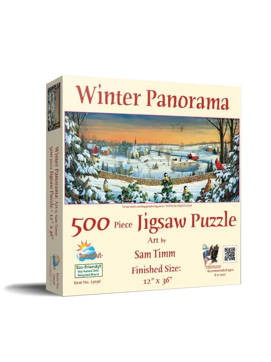 Пазл Winter Panorama 500 элементов SunsOut