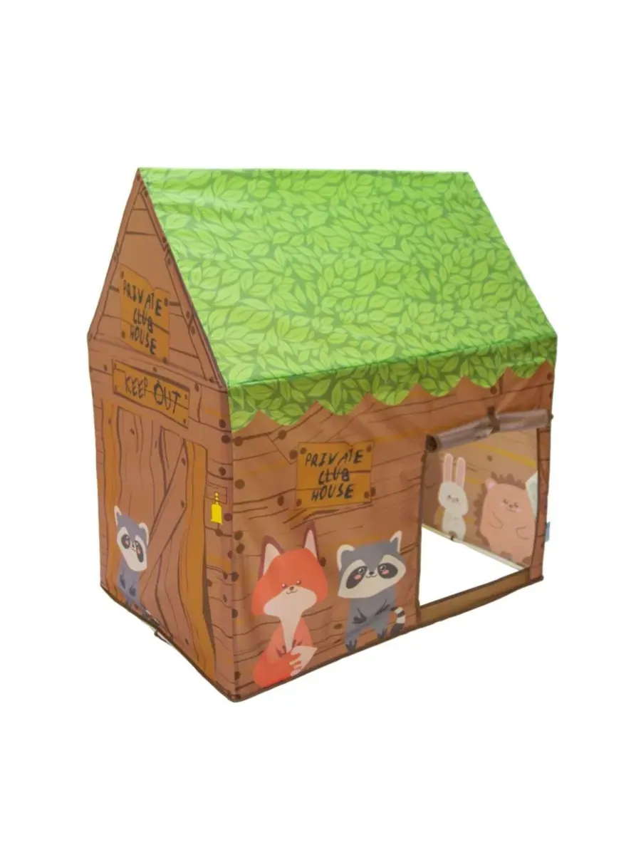 Игровая палатка "Маленький клуб" Pacific Play Tents — изображение 2 из 3, коричневый
