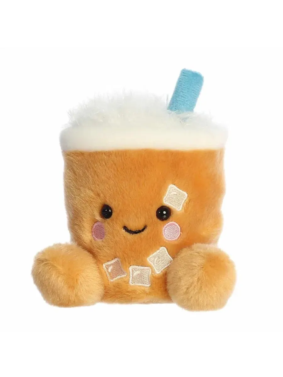 Миниатюрная плюшевая игрушка Эшли "Iced Coffee Palm Pals" коричневого цвета, 12,7 см Aurora — изображение 3 из 6, коричневый